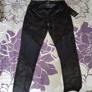 90 Degree black camo work out pants